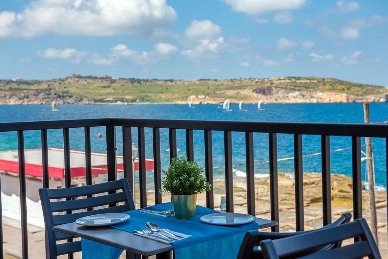Islet Promenade Seafront Apartment With Large Corner Terrace By Getawaysmalta St. Paul's Bay Dış mekan fotoğraf